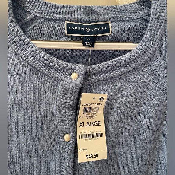 Blue Karen Scott Cardigan - Picture 3 of 3